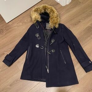 Like new Superdry wool duffel coat